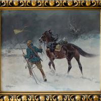Zdjęcie przedmiotu 140: Ułan Jazłowiecki prowadzący konia